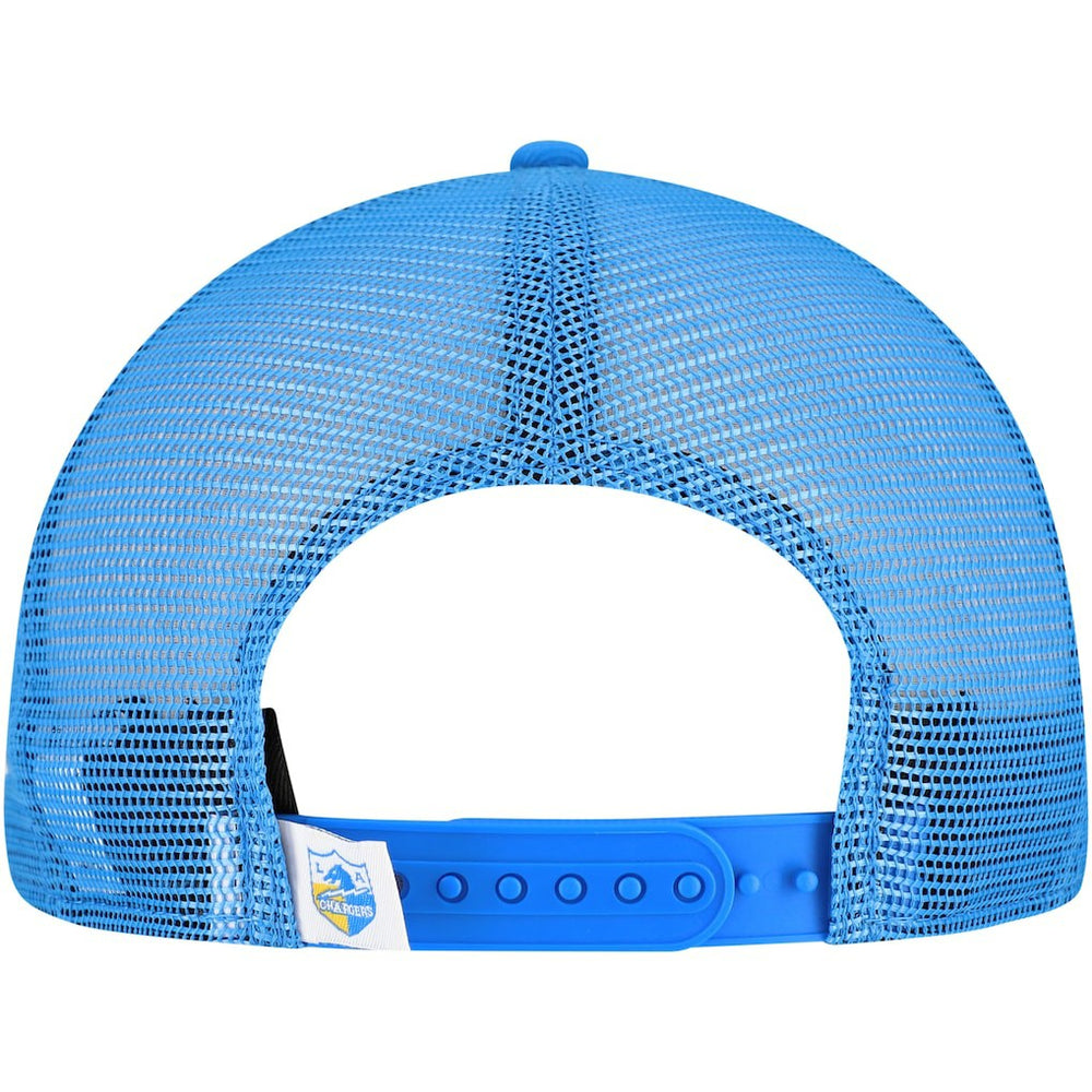 Los Angeles Chargers New Era Throwback Main Trucker 9FIFTY Snapback Hat - Powder Blue - NFL