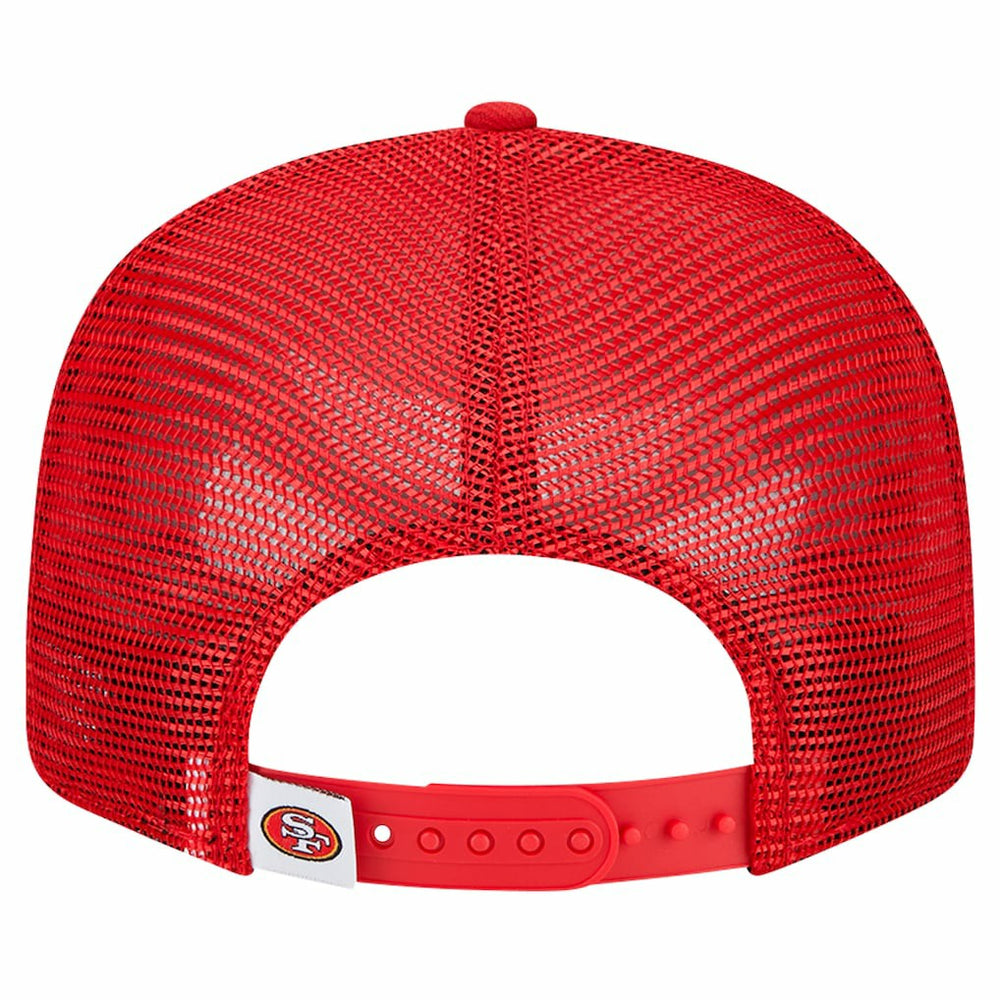 San Francisco 49ers New Era Main Trucker 9FIFTY Snapback Hat - Scarlet - NFL