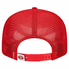 San Francisco 49ers New Era Main Trucker 9FIFTY Snapback Hat - Scarlet - NFL