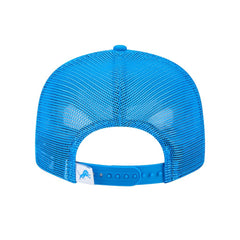 Detroit Lions New Era Main Trucker 9FIFTY Snapback Hat - Blue - NFL
