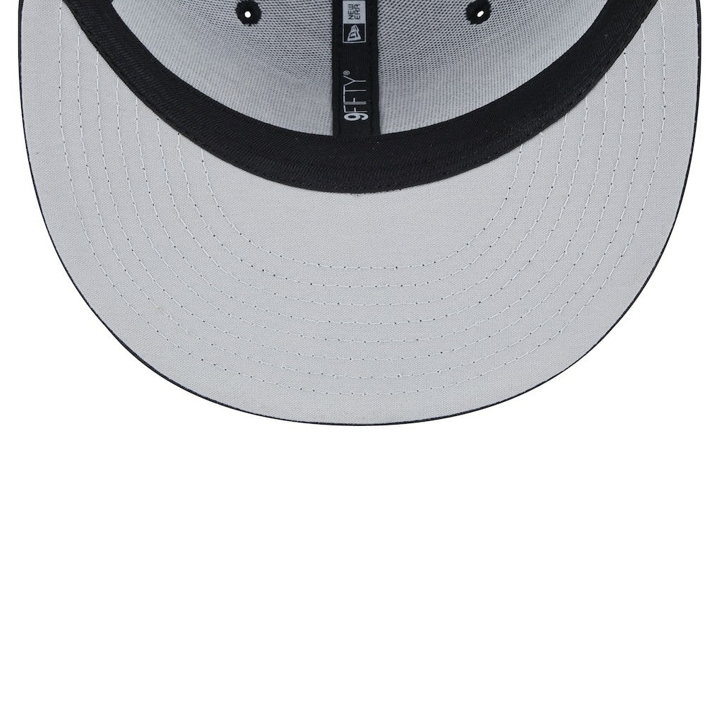 Cincinnati Bengals New Era Throwback Main Trucker 9FIFTY Snapback Hat - Black - NFL