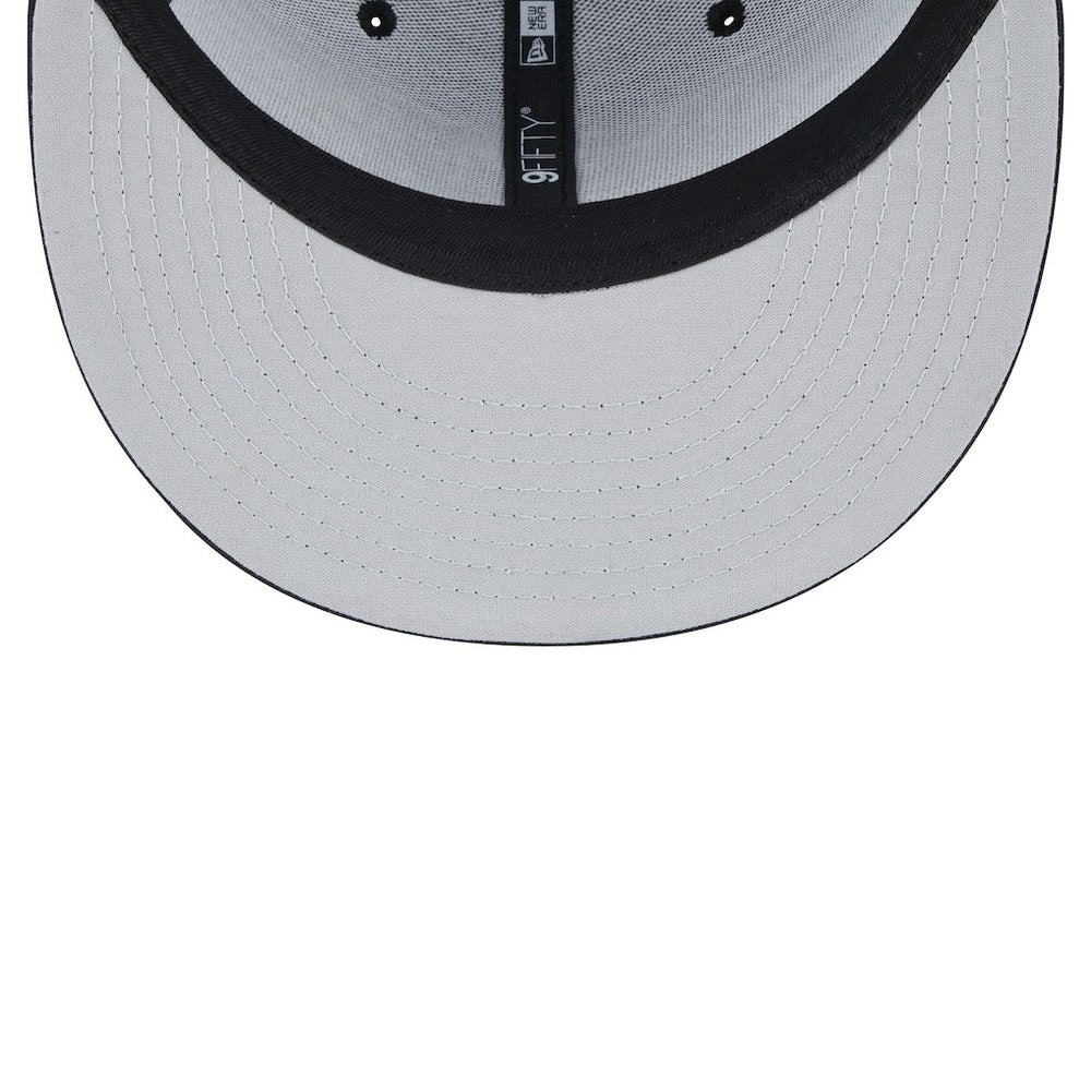 Cincinnati Bengals New Era Throwback Main Trucker 9FIFTY Snapback Hat - Black - NFL