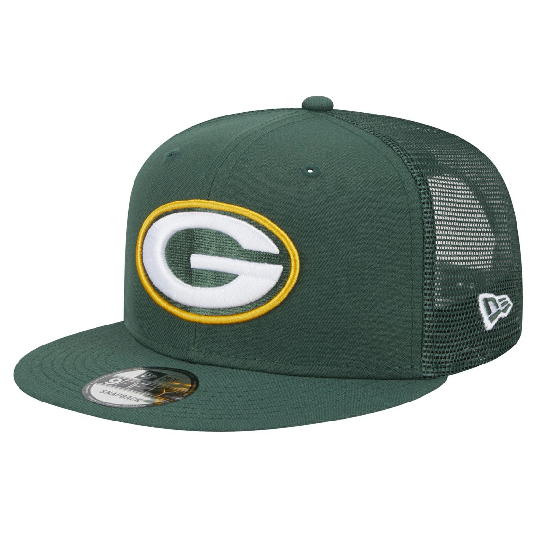 Green Bay Packers New Era Main Trucker 9FIFTY Snapback Hat - Green - NFL