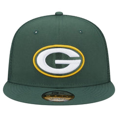 Green Bay Packers New Era Main Trucker 9FIFTY Snapback Hat - Green - NFL