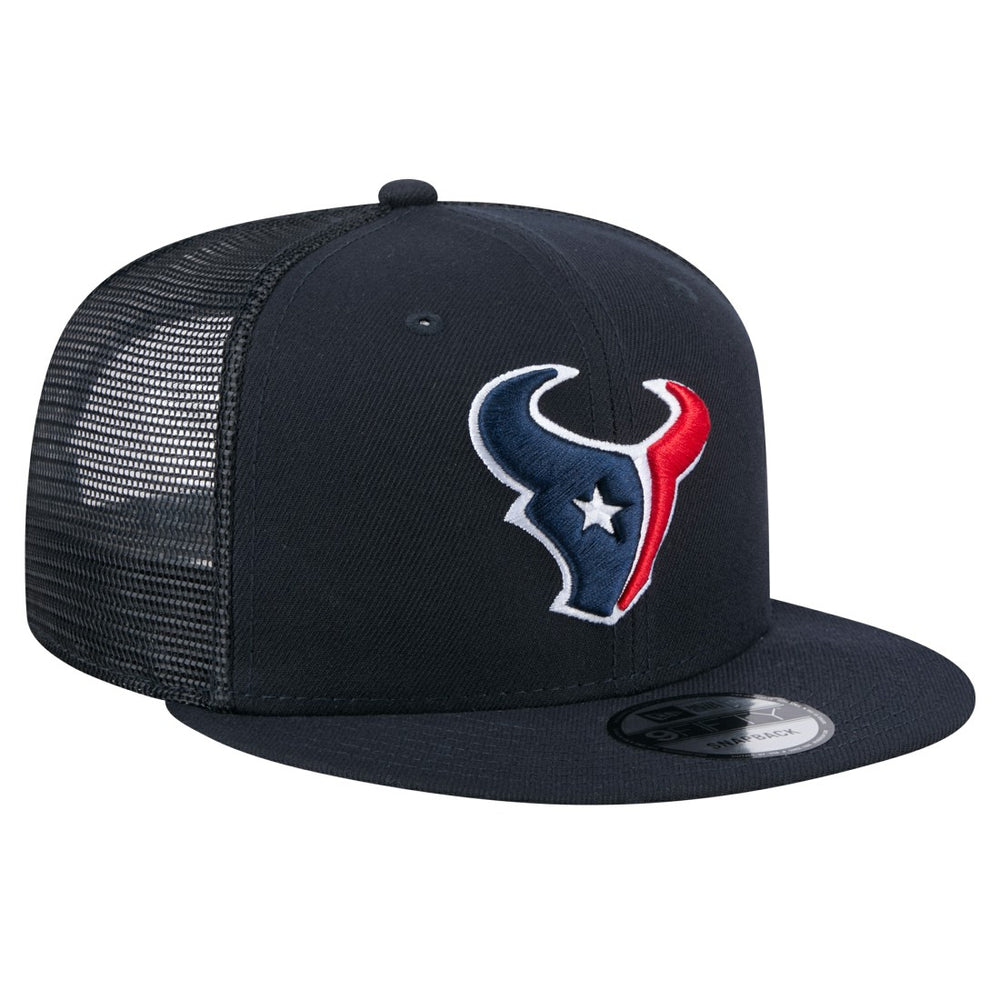 Houston Texans New Era Main Trucker 9FIFTY Snapback Hat - Navy - NFL