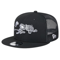 New Era Cincinnati Bengals Black Main Trucker 9FIFTY Snapback Hat - NFL