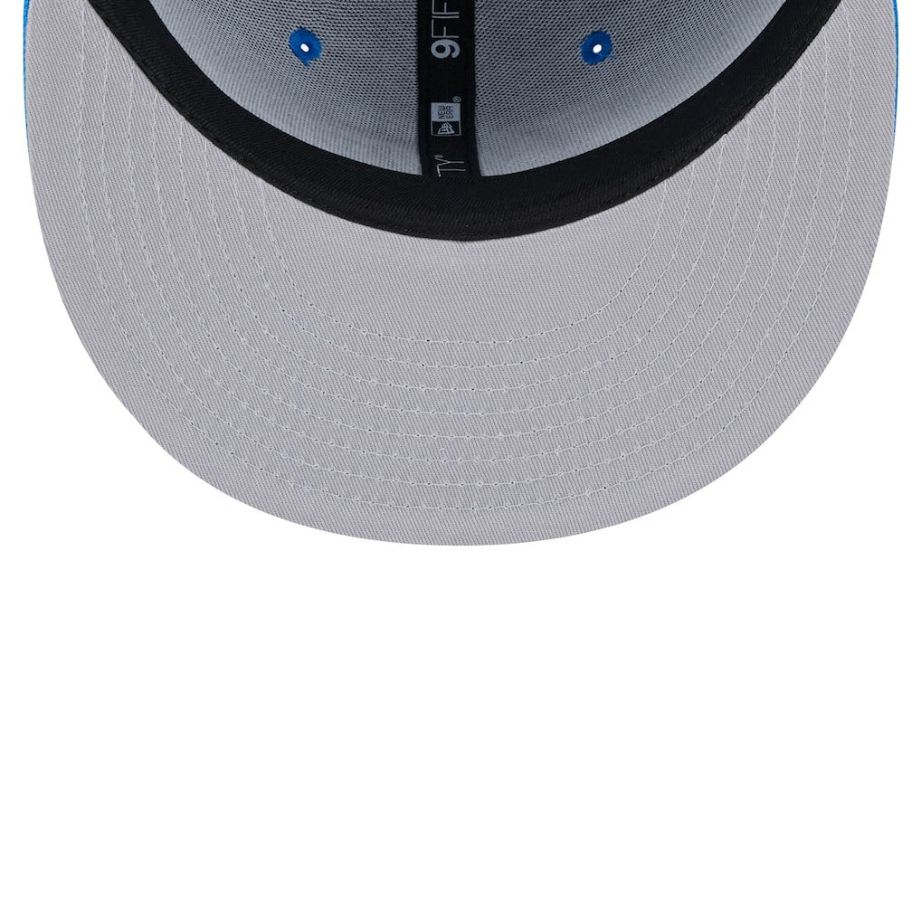 Detroit Lions New Era Main Script 9FIFTY Snapback Hat - Blue - NFL