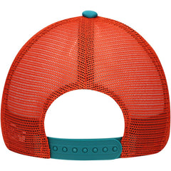 Miami Dolphins New Era Youth A-Frame 9FORTY Trucker Adjustable Hat - Aqua - NFL