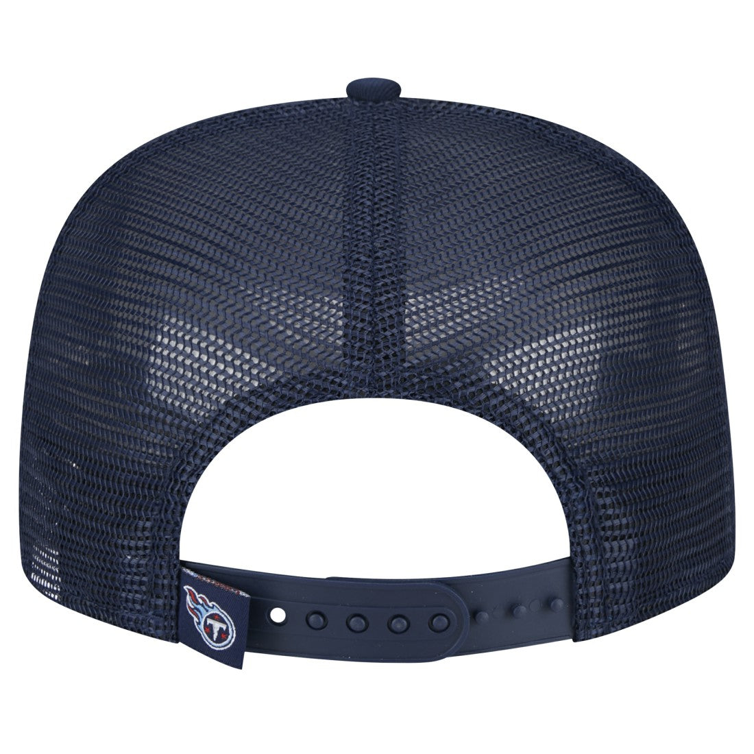 Tennessee Titans New Era Youth Distressed 9FIFTY A-Frame Snapback Hat - White/Navy - NFL