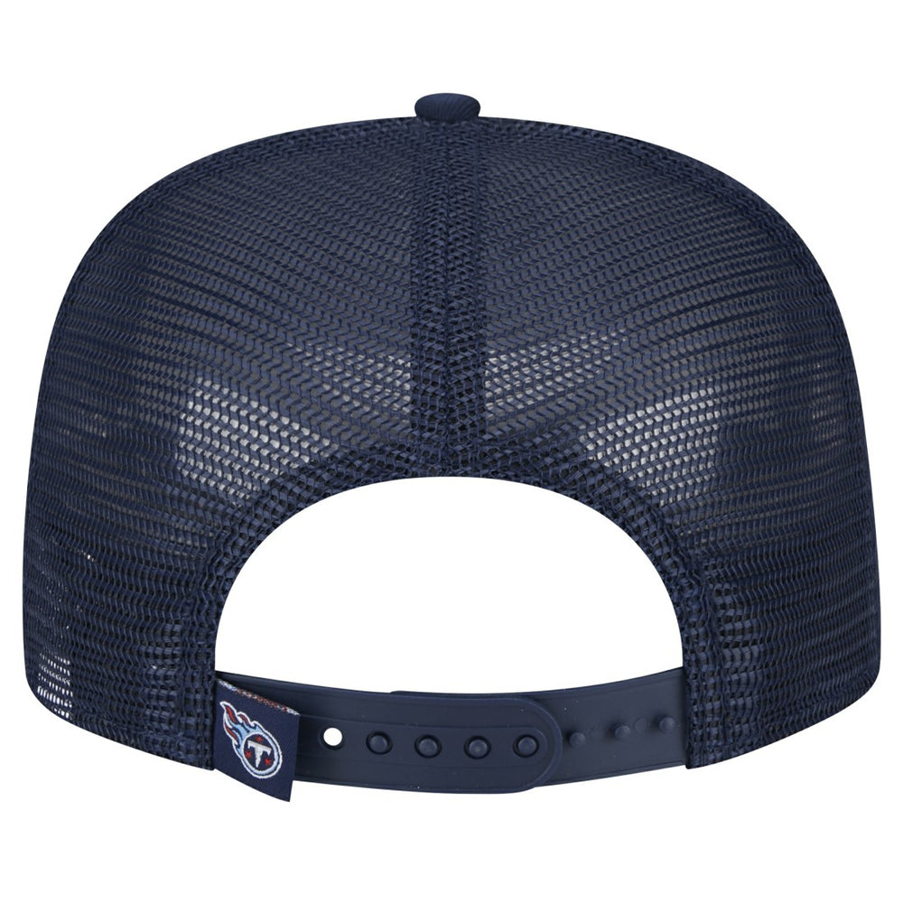 Tennessee Titans New Era Youth Distressed 9FIFTY A-Frame Snapback Hat - White/Navy - NFL