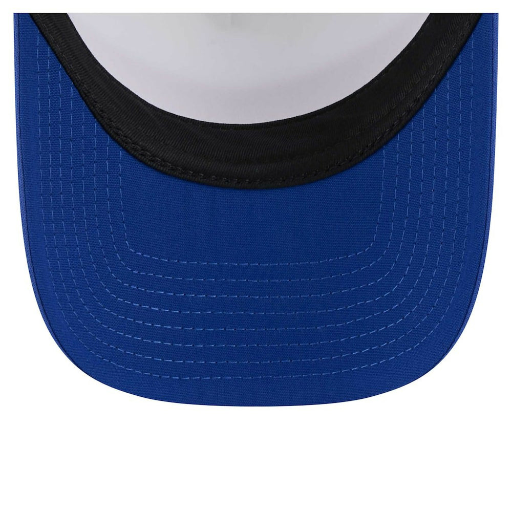 New York Giants New Era Youth Sport Night Color Block 9FORTY A-Frame Trucker Adjustable Hat - Royal - NFL