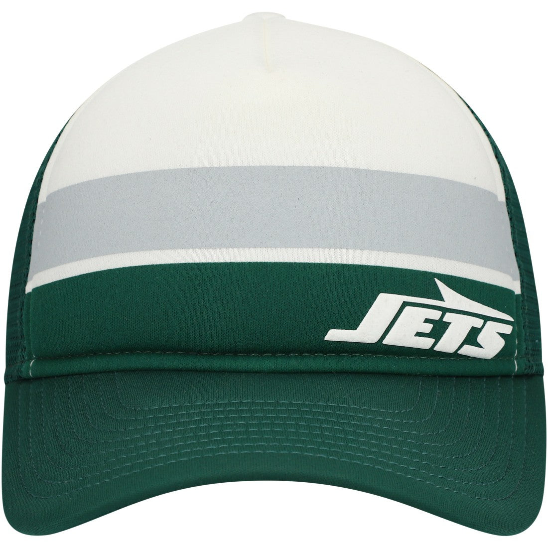 New York Jets New Era Youth Sport Night Color Block 9FORTY A-Frame Trucker Adjustable Hat - Green - NFL
