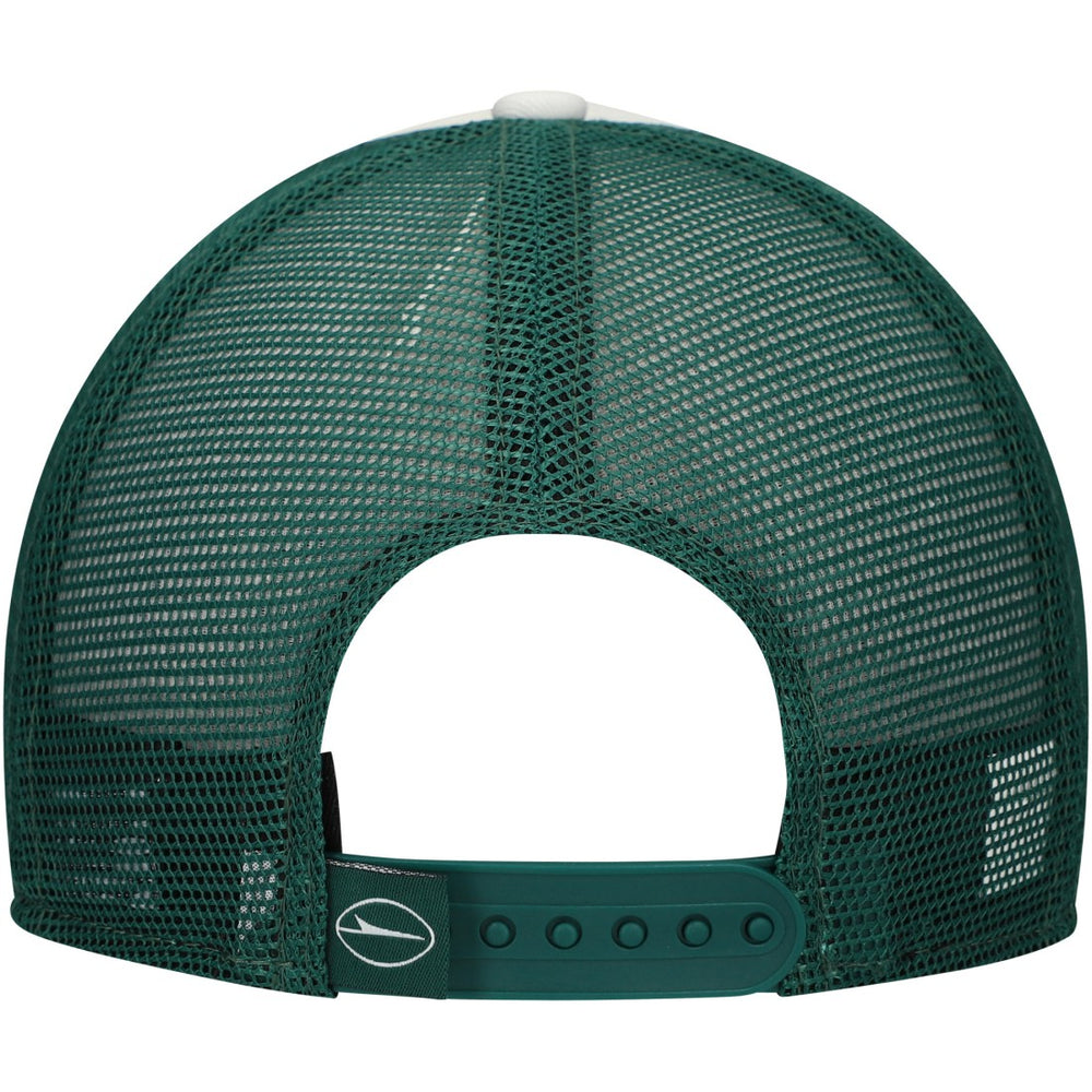New York Jets New Era Youth Sport Night Color Block 9FORTY A-Frame Trucker Adjustable Hat - Green - NFL