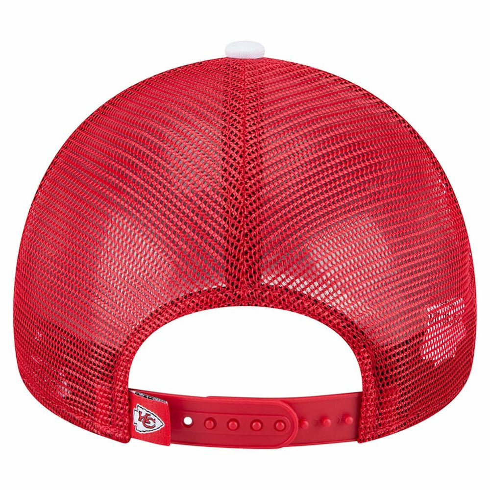 Kansas City Chiefs New Era Preschool Sport Night Color Block 9FORTY A-Frame Trucker Adjustable Hat - Red - NFL