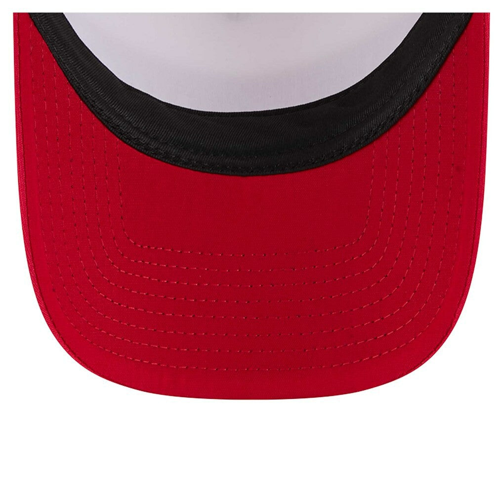 San Francisco 49ers New Era Preschool Sport Night Color Block 9FORTY A-Frame Trucker Adjustable Hat - Scarlet - NFL