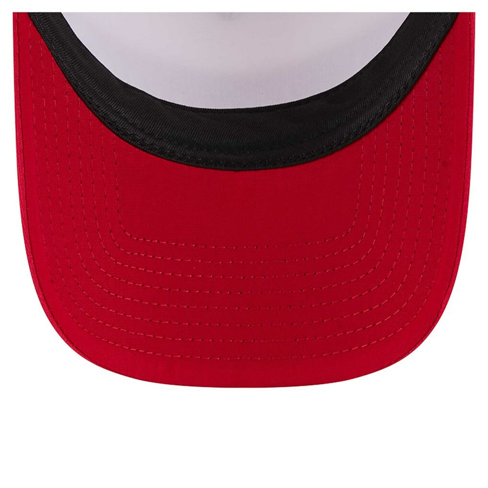 San Francisco 49ers New Era Preschool Sport Night Color Block 9FORTY A-Frame Trucker Adjustable Hat - Scarlet - NFL