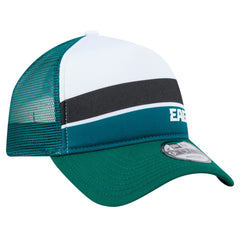 Philadelphia Eagles New Era Preschool Sport Night Color Block 9FORTY A-Frame Trucker Adjustable Hat - Midnight Green - NFL