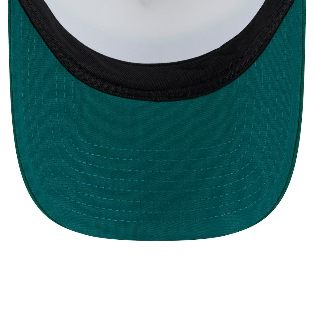 Philadelphia Eagles New Era Preschool Sport Night Color Block 9FORTY A-Frame Trucker Adjustable Hat - Midnight Green - NFL