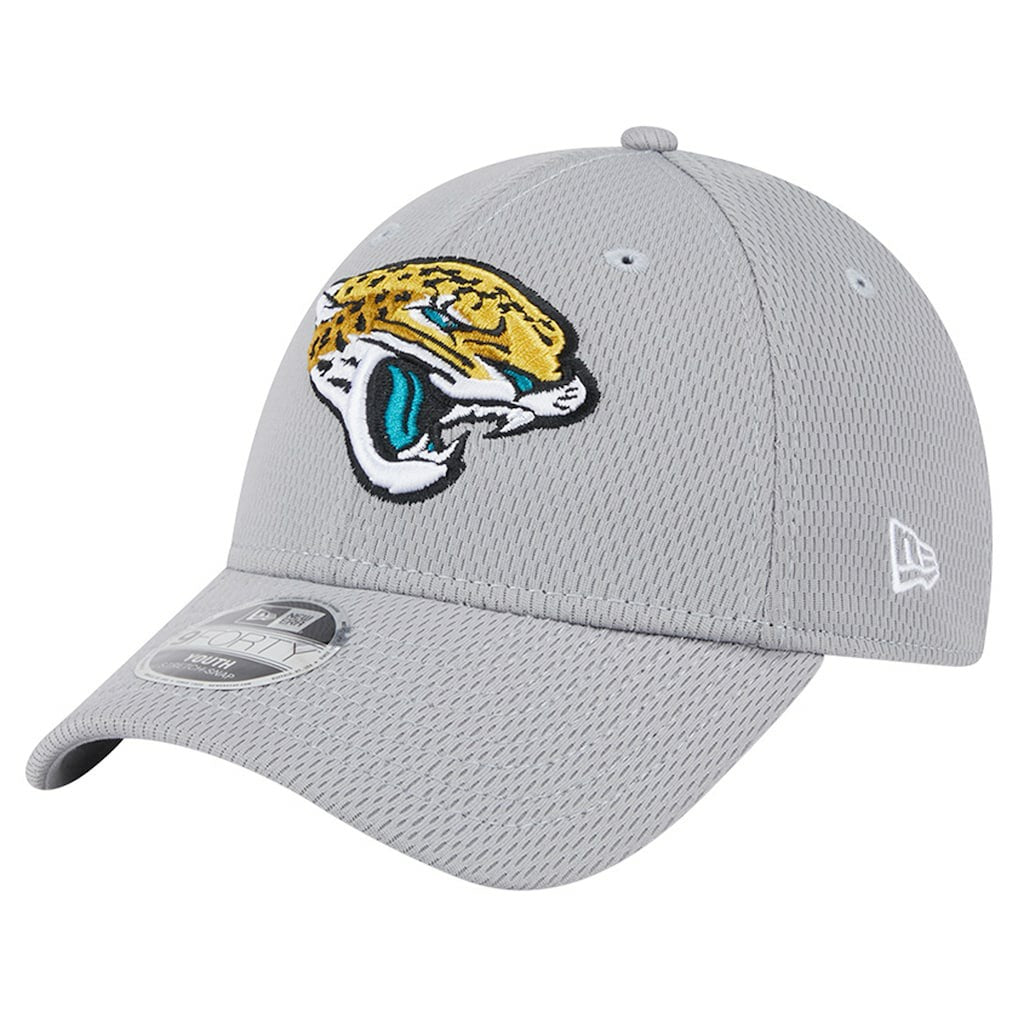 Jacksonville Jaguars New Era Youth Main 9FORTY Adjustable Hat - Gray - NFL