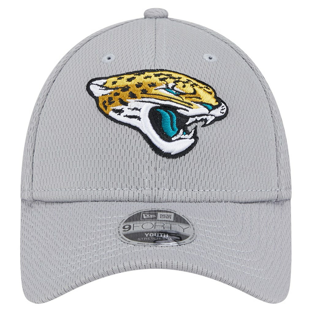 Jacksonville Jaguars New Era Youth Main 9FORTY Adjustable Hat - Gray - NFL