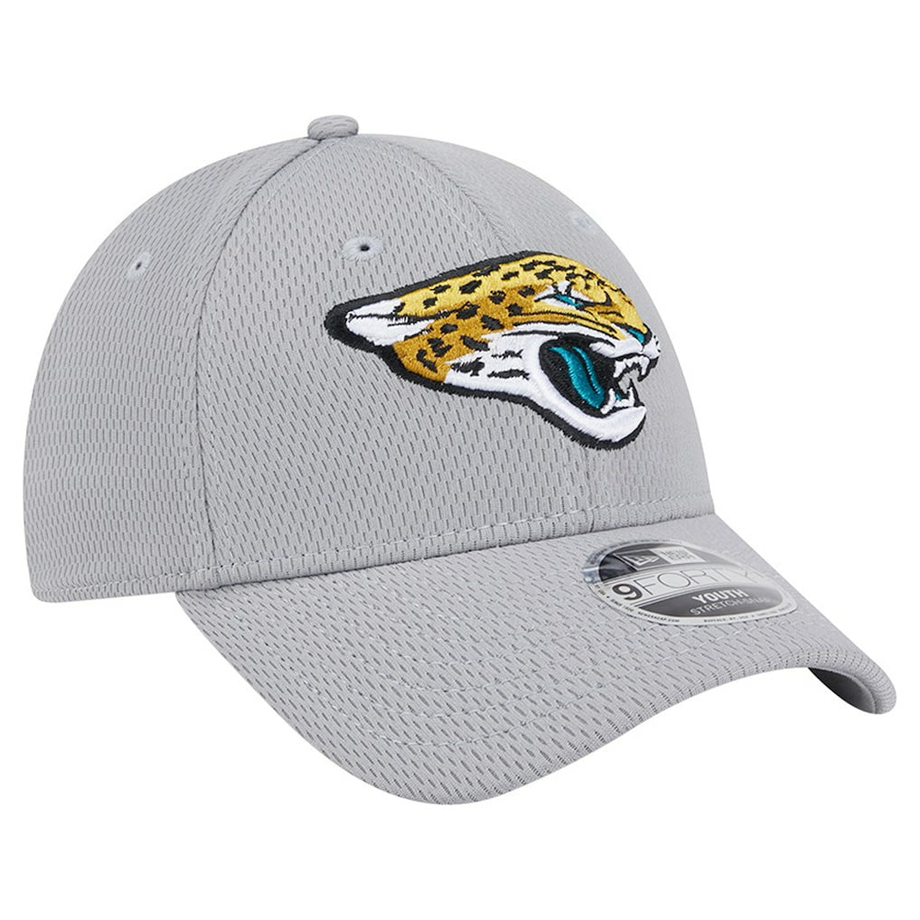 Jacksonville Jaguars New Era Youth Main 9FORTY Adjustable Hat - Gray - NFL