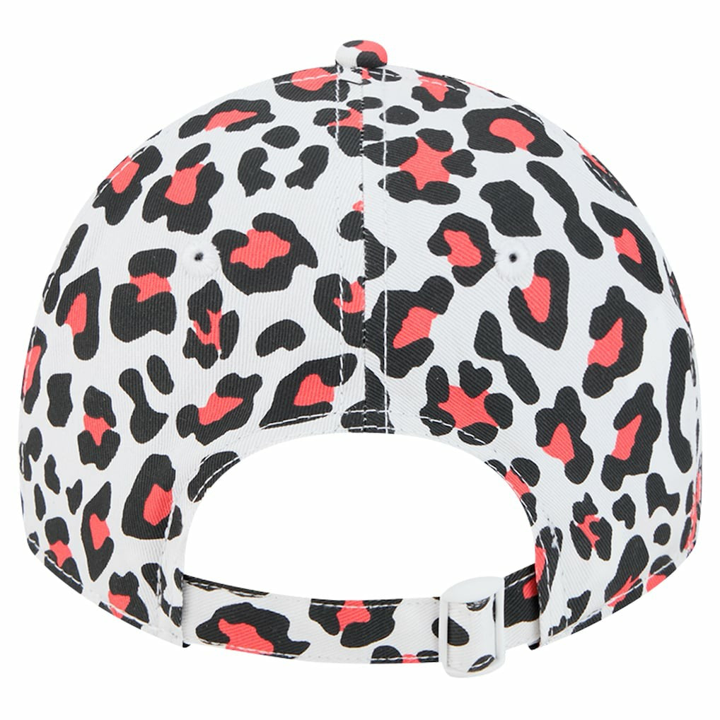 San Francisco 49ers New Era Girls Youth Active Leopard 9TWENTY Adjustable Hat - White - NFL