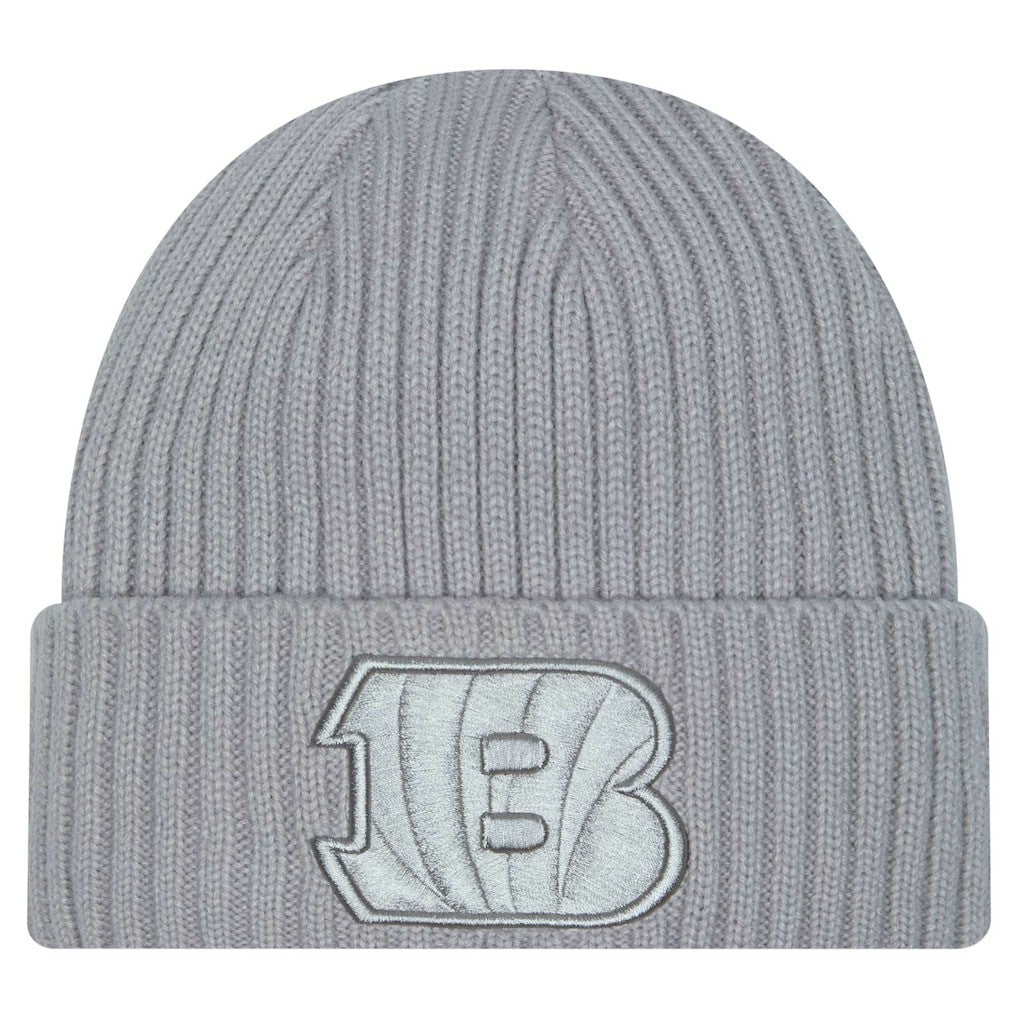 Cincinnati Bengals New Era Youth Color Pack Cuffed Knit Hat - Gray - NFL