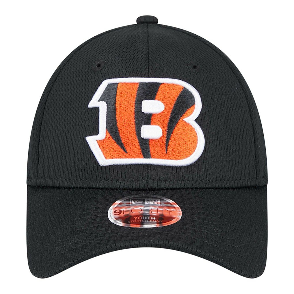Cincinnati Bengals New Era Preschool Main 9FORTY Adjustable Hat - Black - NFL