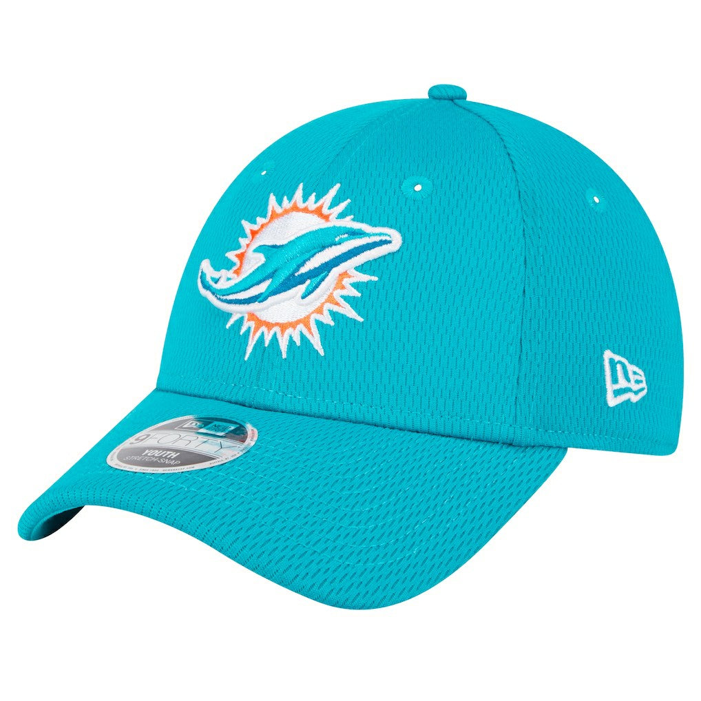 Miami Dolphins New Era Preschool Main 9FORTY Adjustable Hat - Aqua - NFL