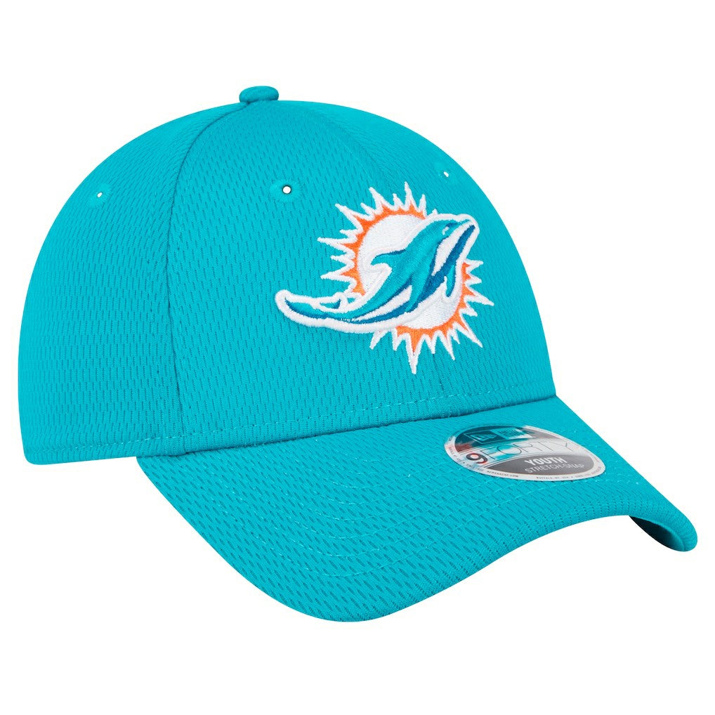 Miami Dolphins New Era Preschool Main 9FORTY Adjustable Hat - Aqua - NFL