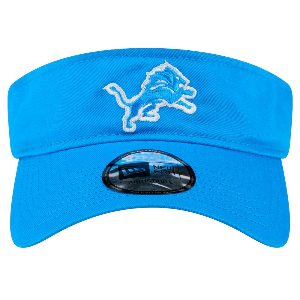 Detroit Lions New Era Main Adjustable Visor - Blue - NFL