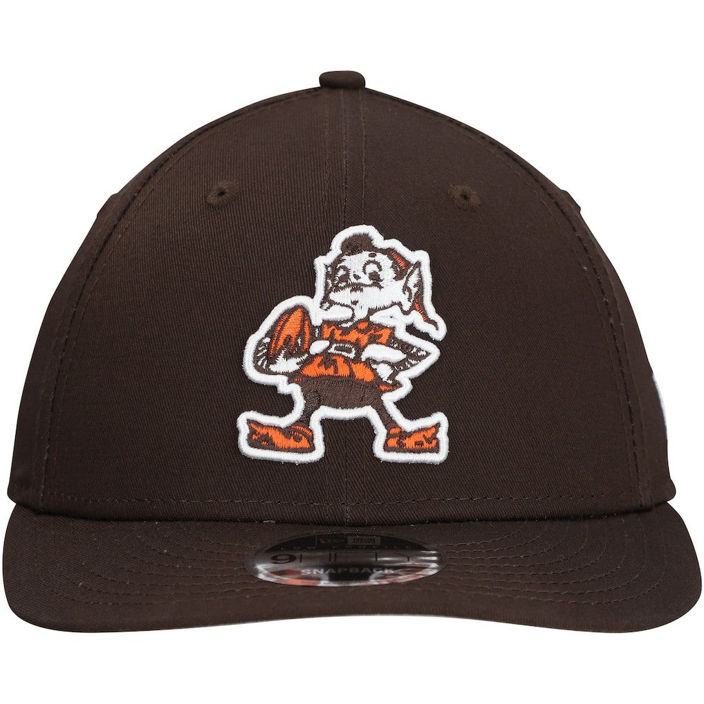 Cleveland Browns New Era Main Low Profile 9FIFTY Snapback Hat - Brown - NFL