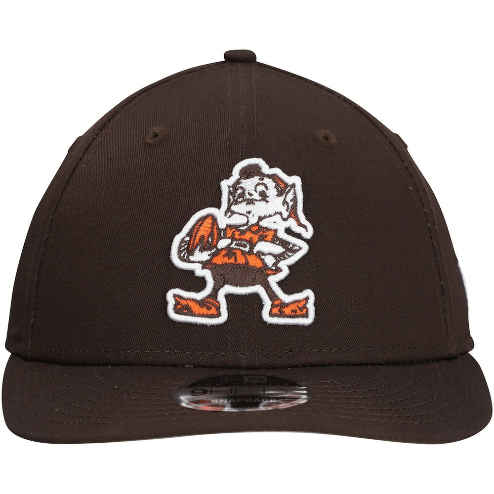 Cleveland Browns New Era Main Low Profile 9FIFTY Snapback Hat - Brown - NFL
