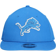 Detroit Lions New Era Main Low Profile 9FIFTY Snapback Hat - Blue - NFL