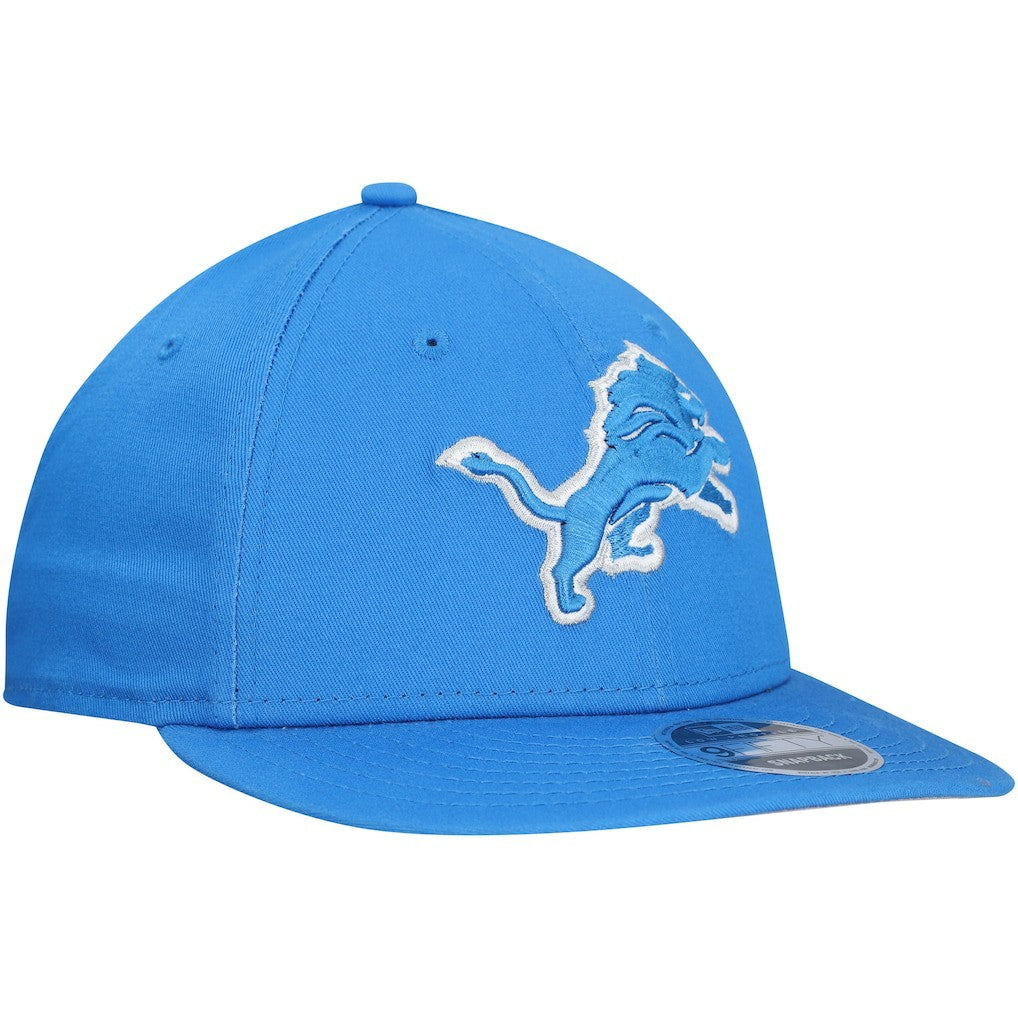 Detroit Lions New Era Main Low Profile 9FIFTY Snapback Hat - Blue - NFL
