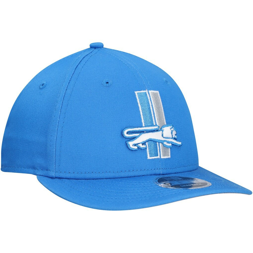 Detroit Lions New Era Main Low Profile 9FIFTY Snapback Hat - Blue - NFL