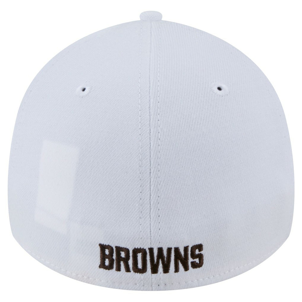 Cleveland Browns New Era Main 39THIRTY Flex Hat - White - NFL