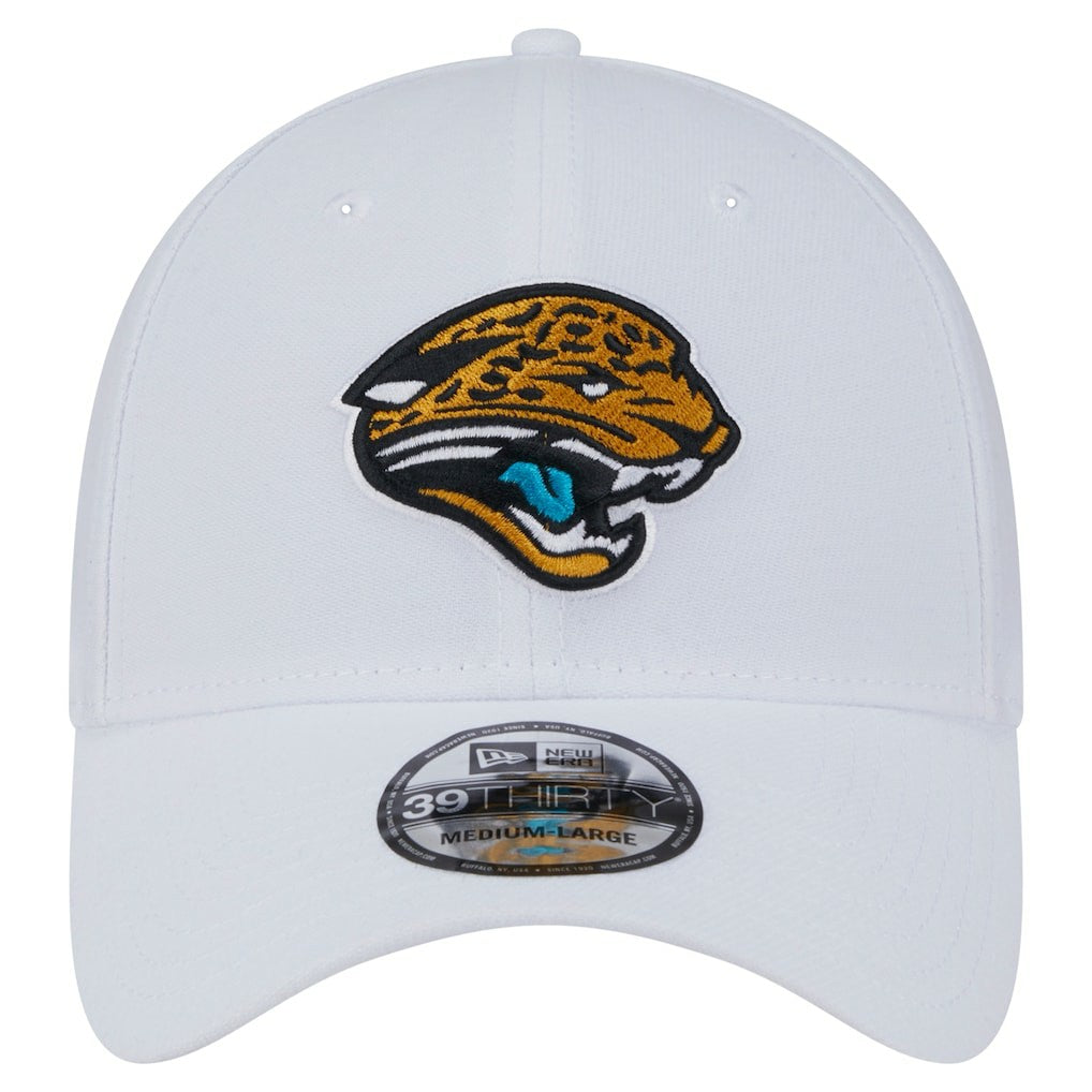 Jacksonville Jaguars New Era Throwback 39THIRTY Flex Hat - White - NFL