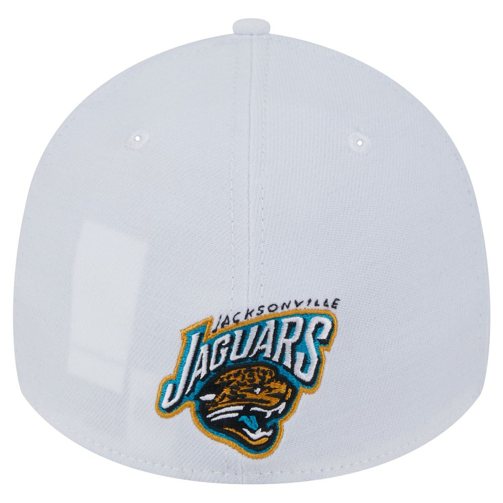 Jacksonville Jaguars New Era Throwback 39THIRTY Flex Hat - White - NFL