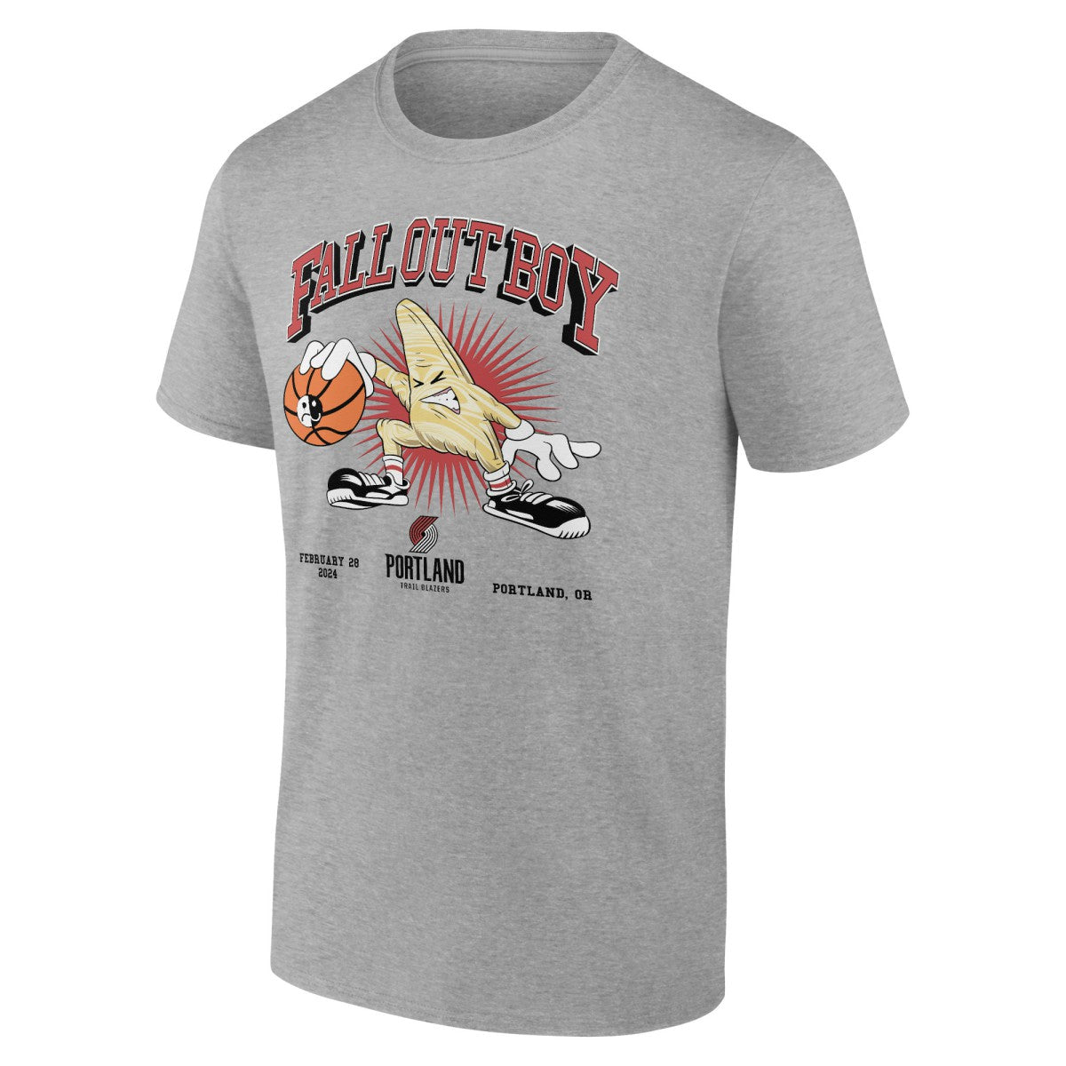 Fanatics Fall Out Boy x Portland Trail Blazers So Much For (2our) Dust T-Shirt Gray