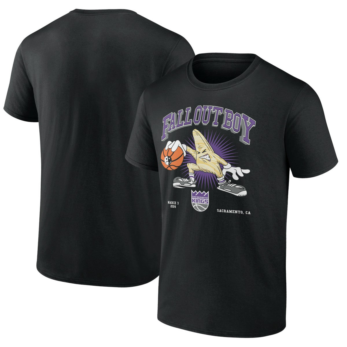 Fanatics Fall Out Boy x Sacramento Kings So Much For (2our) Dust T-Shirt Black