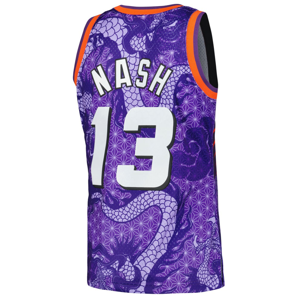 Mitchell & Ness Steve Nash Phoenix Suns 1996/97 Hardwood Classics Asian Heritage 6.0 Swingman Throwback Player Jersey Purple