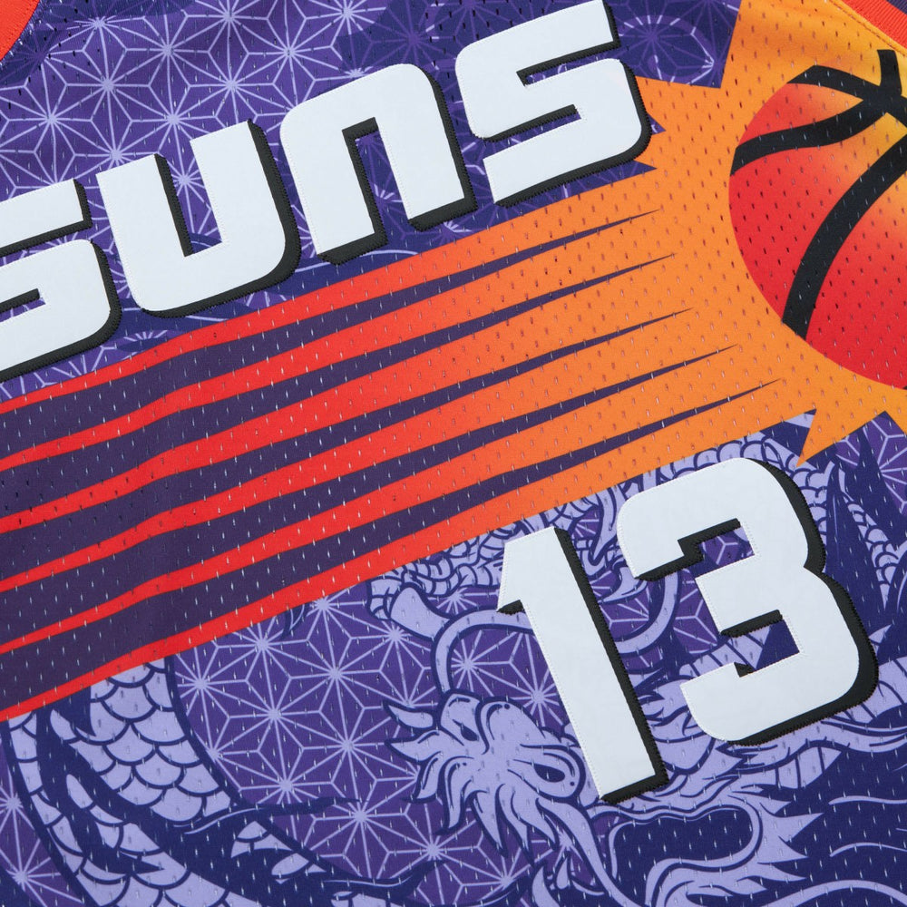 Mitchell & Ness Steve Nash Phoenix Suns 1996/97 Hardwood Classics Asian Heritage 6.0 Swingman Throwback Player Jersey Purple