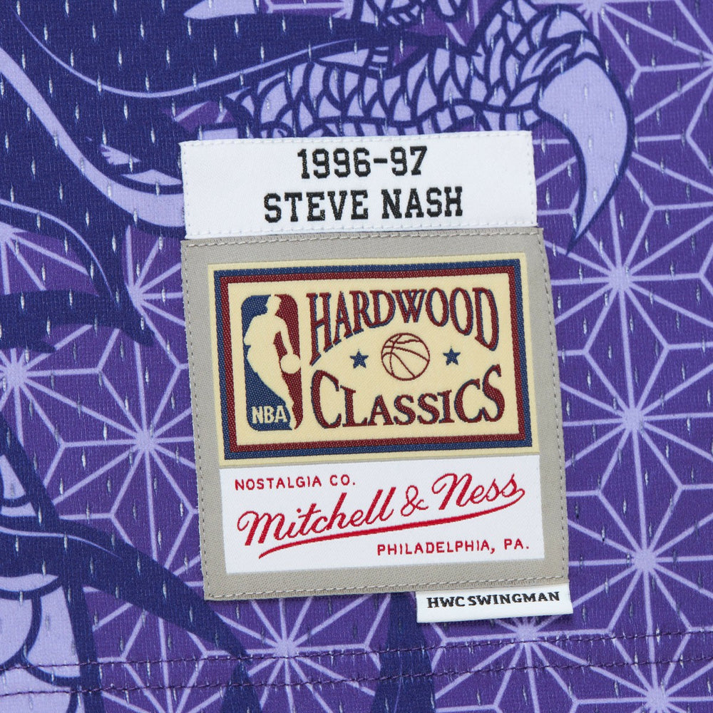 Mitchell & Ness Steve Nash Phoenix Suns 1996/97 Hardwood Classics Asian Heritage 6.0 Swingman Throwback Player Jersey Purple