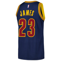 Mitchell & Ness LeBron James Cleveland Cavaliers 2015/16 Hardwood Classics Authentic Jersey Navy