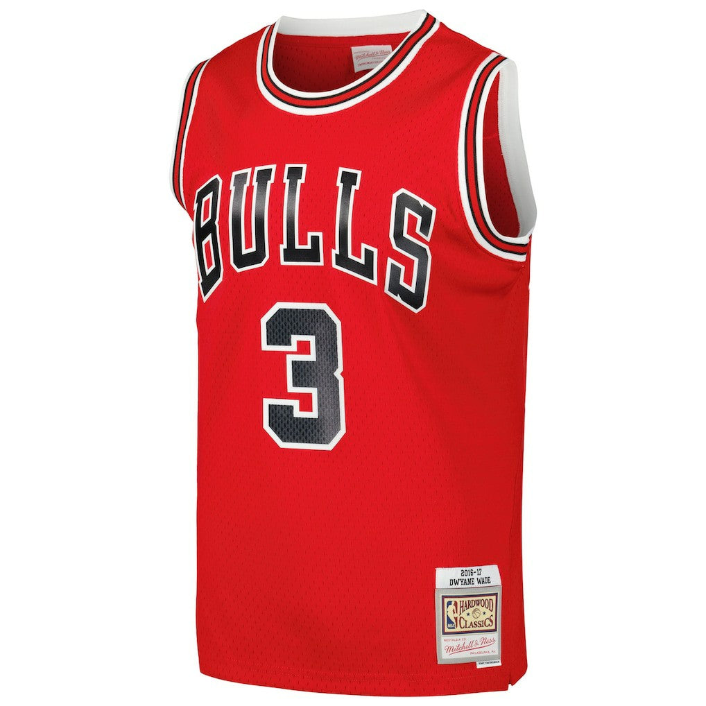 Mitchell & Ness Dwyane Wade Chicago Bulls 2016/17 Hardwood Classics Swingman Jersey Red