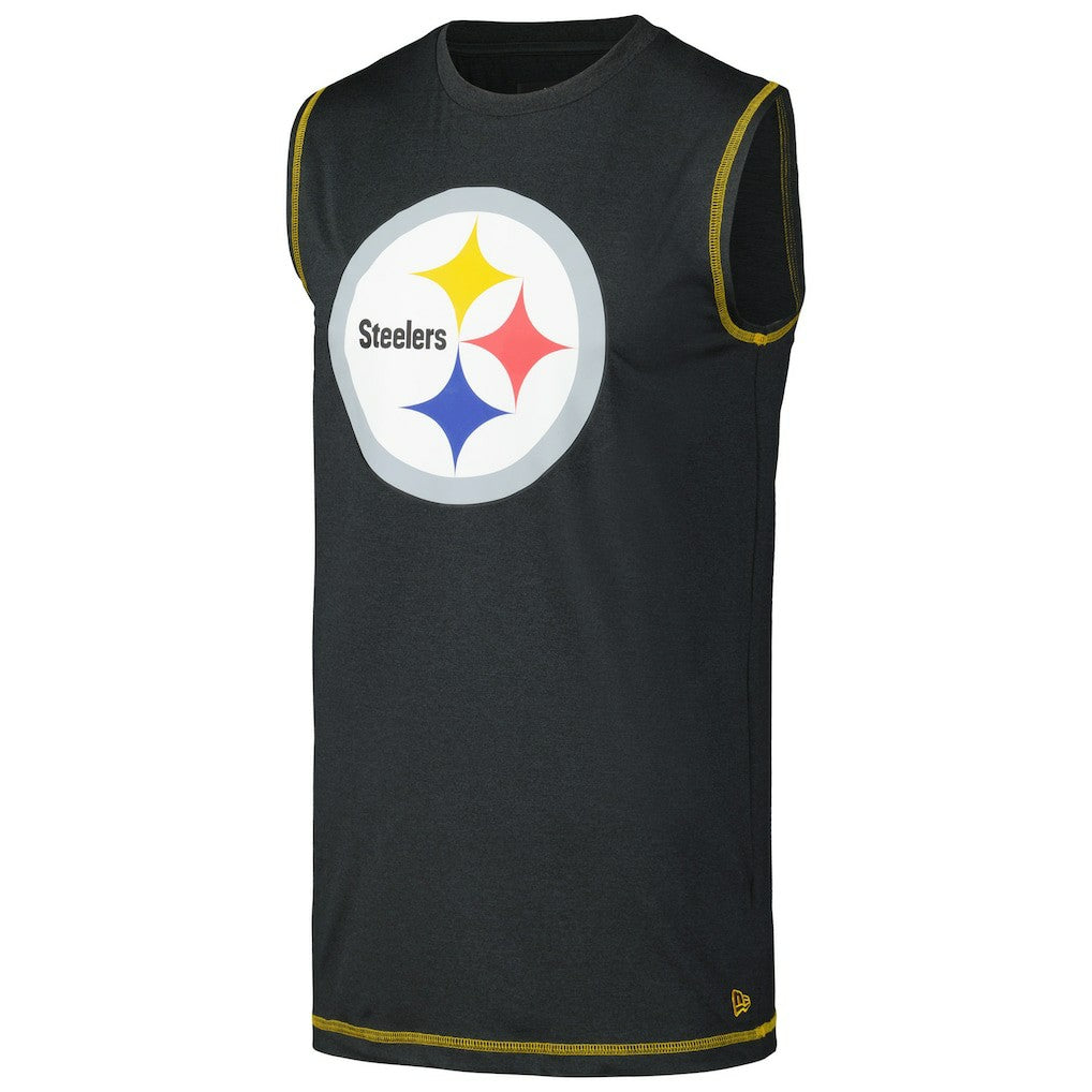 Pittsburgh Steelers New Era Tank Top - Black - NFL