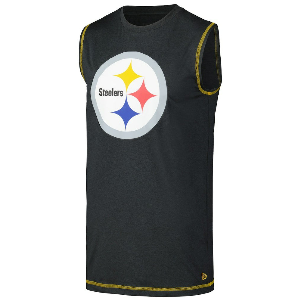 Pittsburgh Steelers New Era Tank Top - Black - NFL