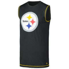 Pittsburgh Steelers New Era Tank Top - Black - NFL