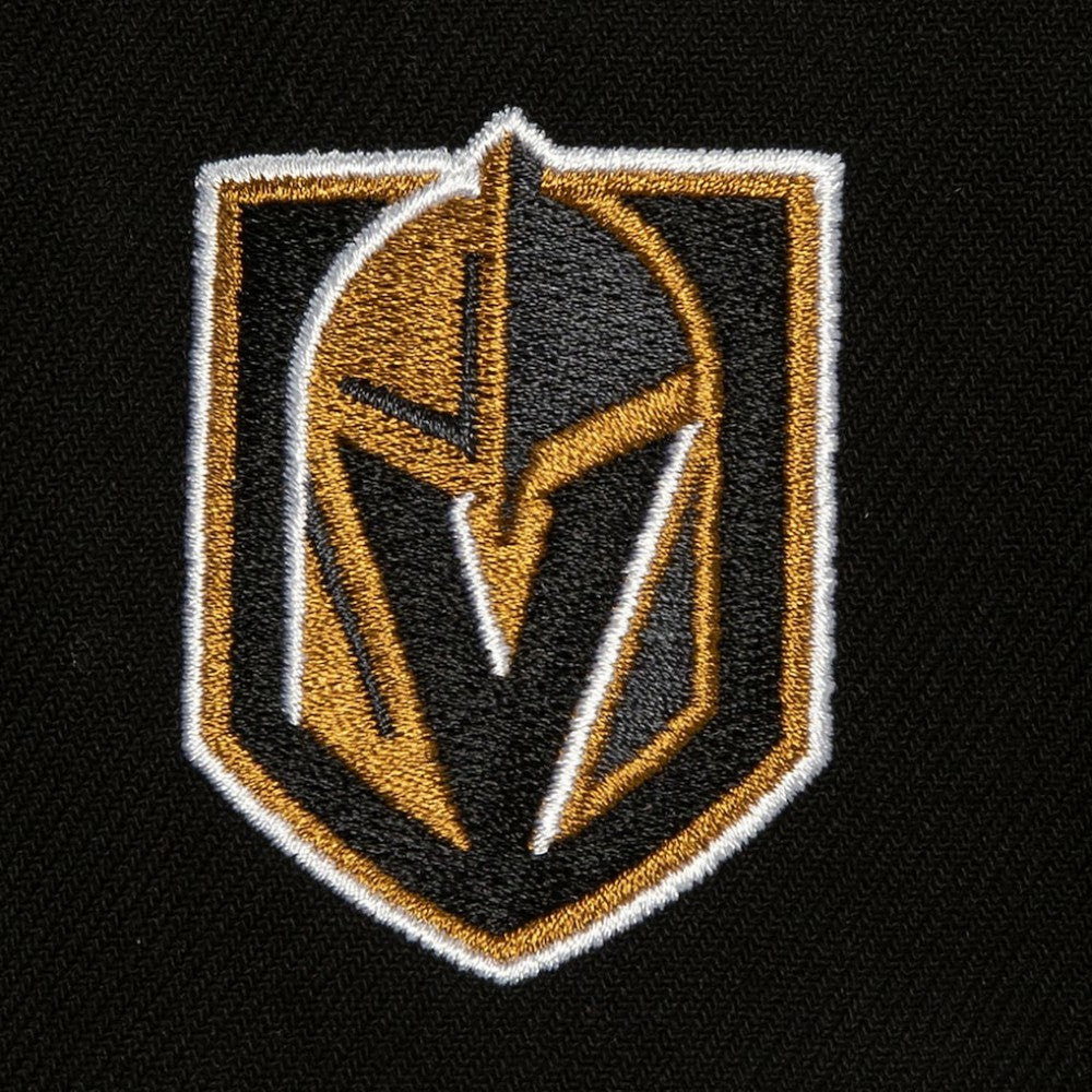 Vegas Golden Knights Mitchell & Ness Retro Script Colorblock Snapback Hat - Black | NHL online